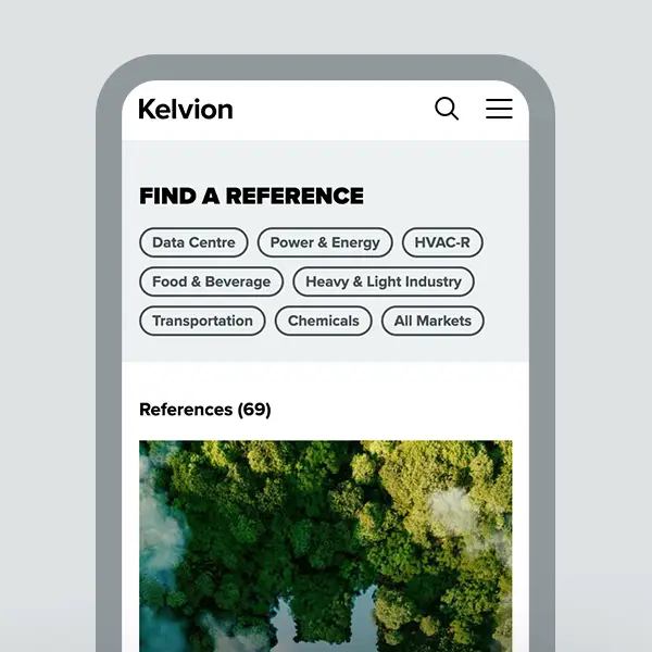 Eine Plattform für globale Reichweite – Corporate Website für Kelvion